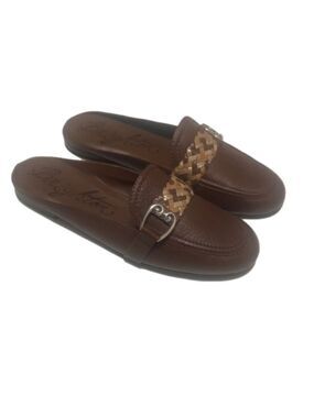 Brighton Faux Leather Mules 6M